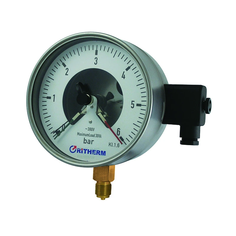 Magnetic Electric Contact Pressure Gauge