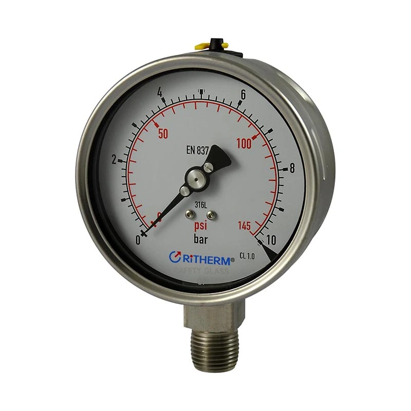 レーザー溶接オールステンレス製圧力計